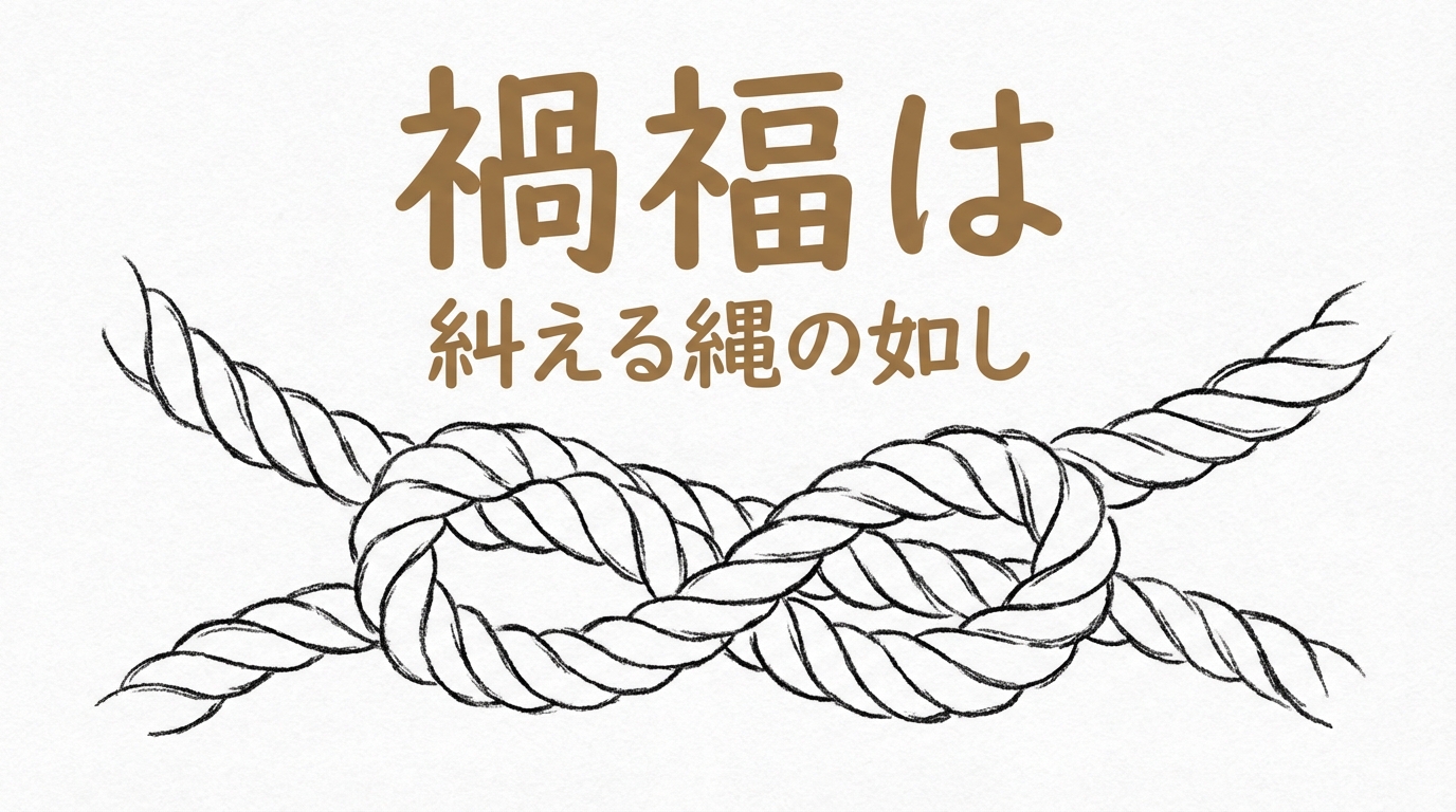 「禍福は糾える縄の如し」の意味や由来とは？例文でわかりやすく解説！