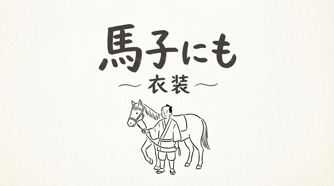 「馬子にも衣装」の意味や由来とは？例文と使い方をわかりやすく解説！