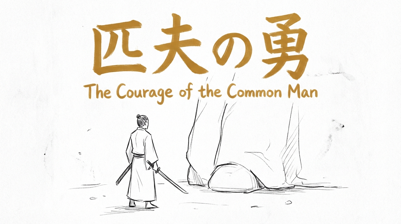 「匹夫の勇」の意味や由来とは？例文でわかりやすく解説！