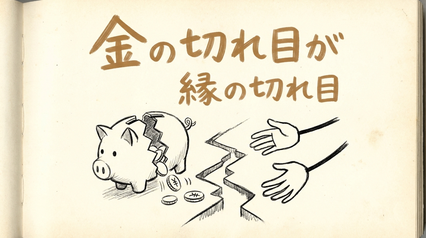 「金の切れ目が縁の切れ目」の意味や由来とは?例文でわかりやすく解説!
