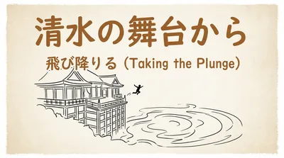 「清水の舞台から飛び降りる」の意味や由来とは？例文でわかりやすく解説！
