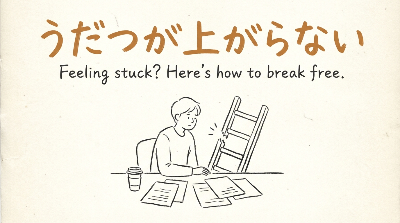 「うだつが上がらない」の意味や由来とは？例文でわかりやすく解説！
