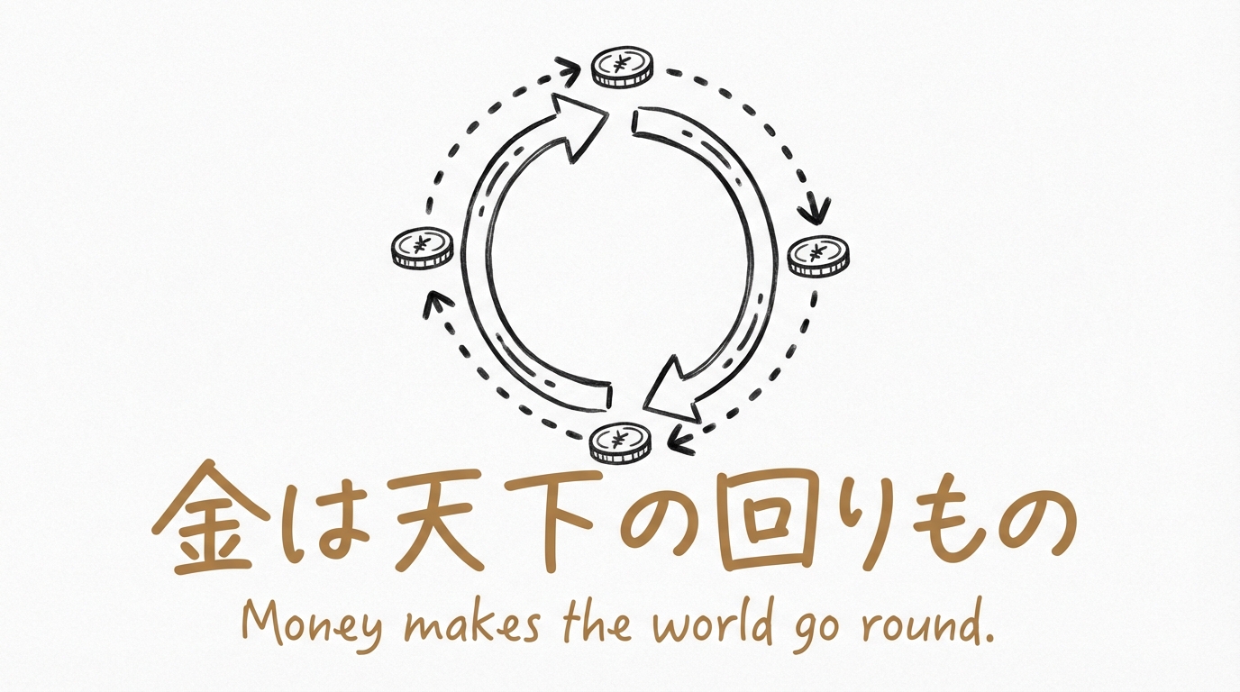 「金は天下の回りもの」の意味や由来とは？例文でわかりやすく解説！