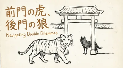 「前門の虎、後門の狼」の意味や由来とは？例文でわかりやすく解説！