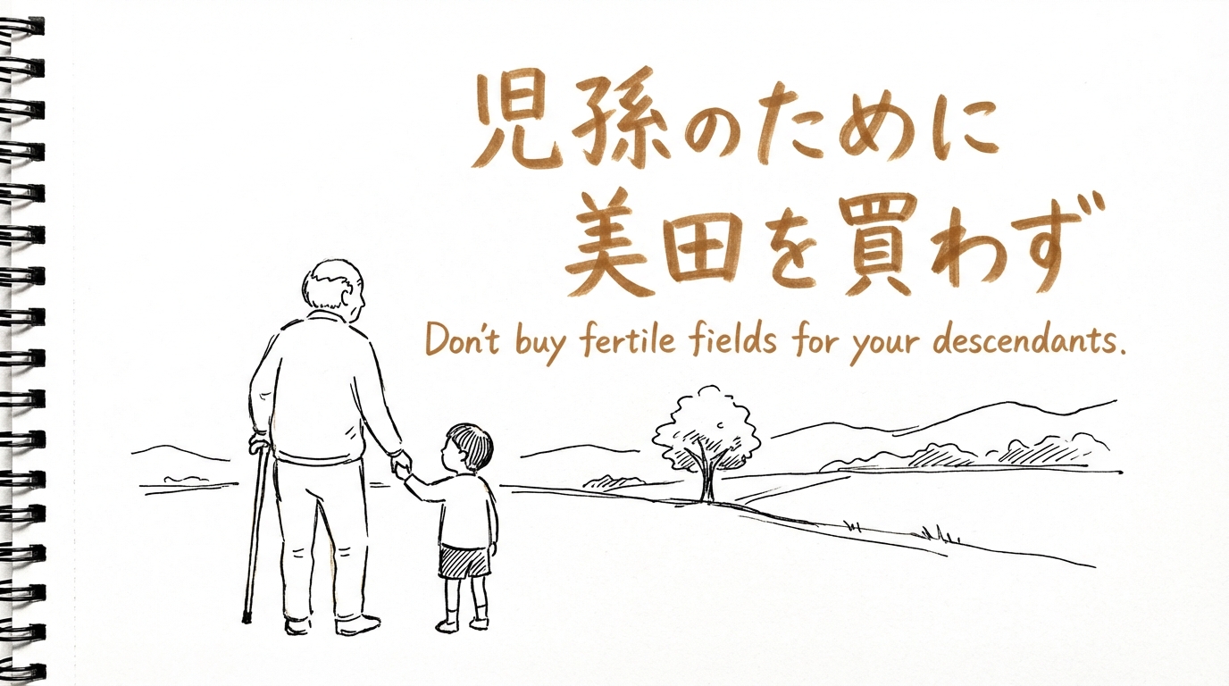 「児孫のために美田を買わず」の意味や由来とは？例文でわかりやすく解説！