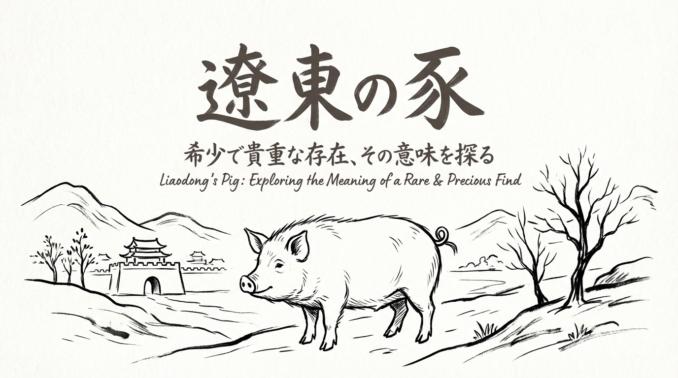 「遼東の豕」の意味や由来とは？例文でわかりやすく解説！