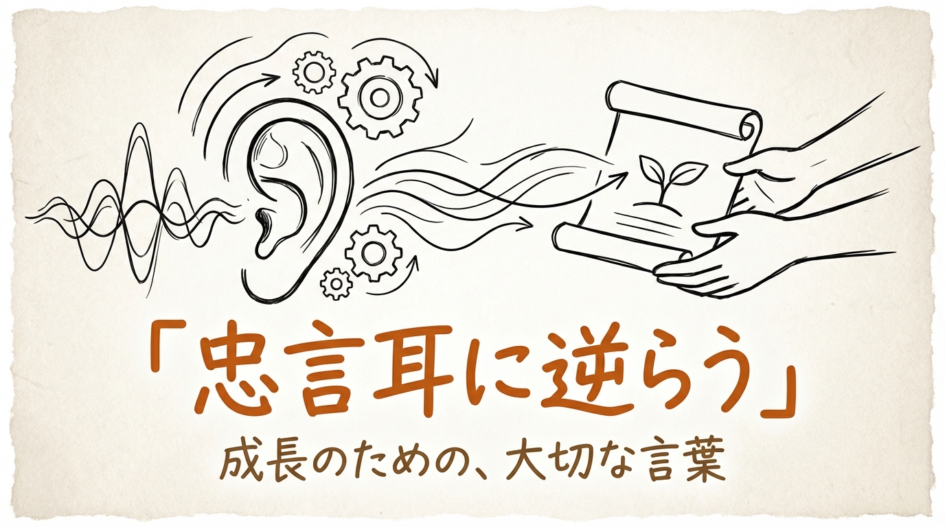 「忠言耳に逆らう」の意味や由来とは？例文でわかりやすく解説！