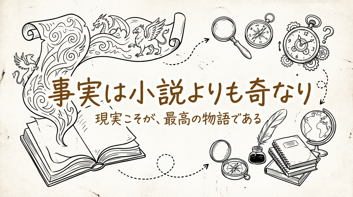 「事実は小説よりも奇なり」の意味や由来とは?例文でわかりやすく解説!