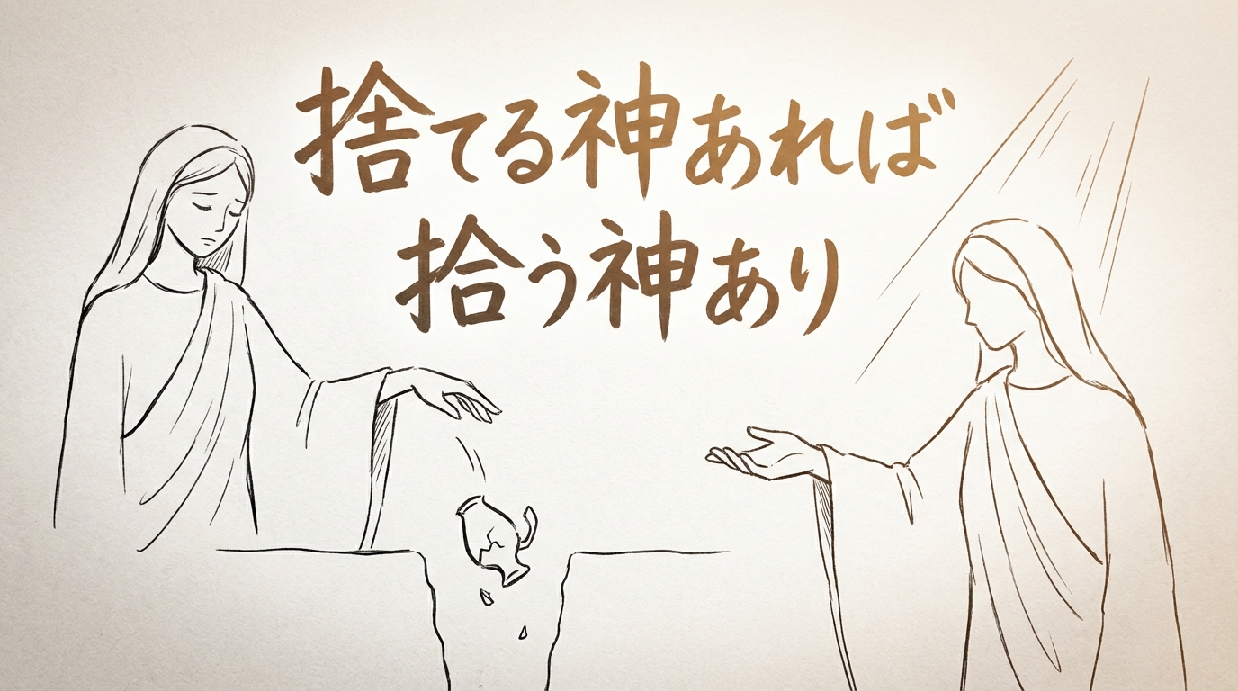 「捨てる神あれば拾う神あり」の意味や由来とは？例文でわかりやすく解説！