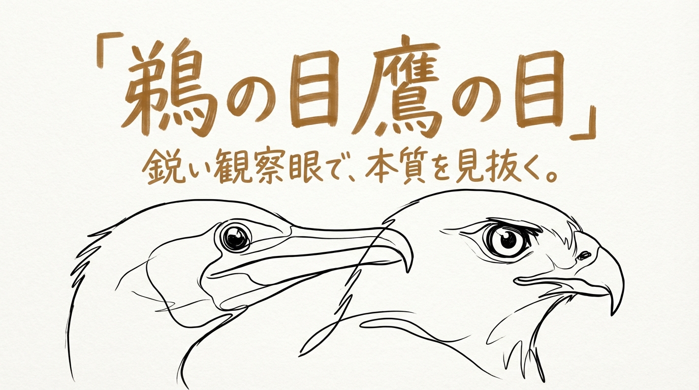 「鵜の目鷹の目」の意味や由来とは？例文でわかりやすく解説！