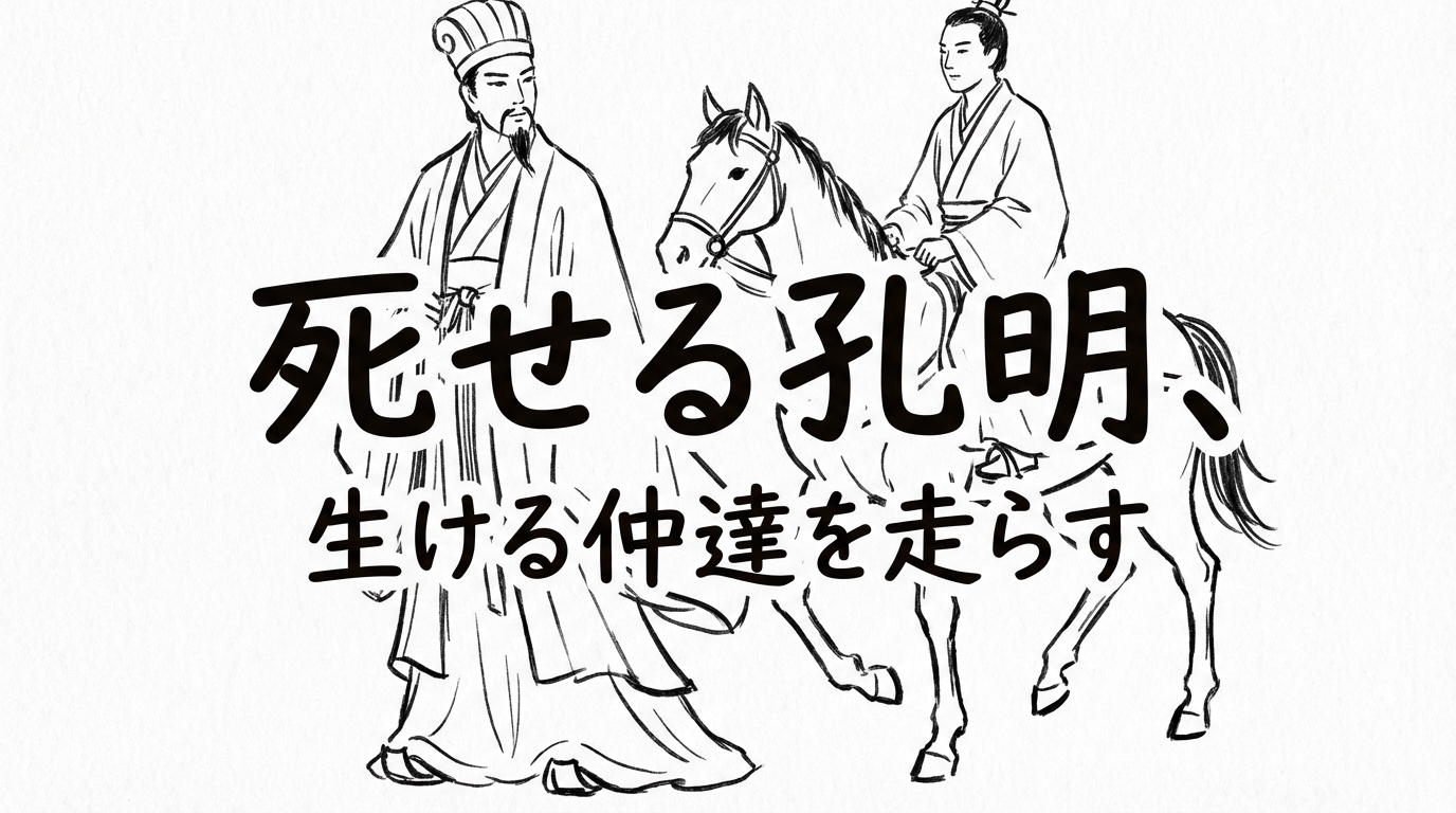 「死せる孔明、生ける仲達を走らす」の意味や由来とは？例文でわかりやすく解説！