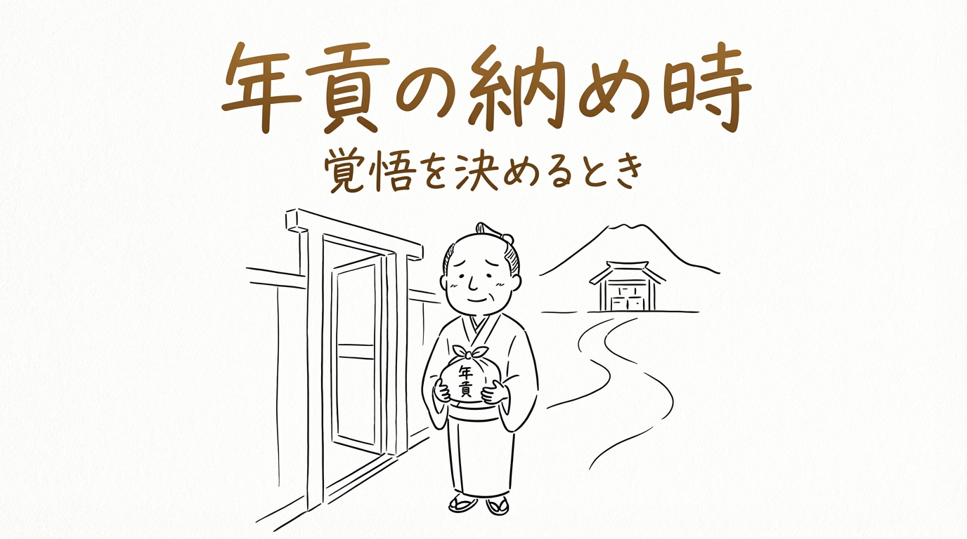 「年貢の納め時」の意味や由来とは？例文でわかりやすく解説！