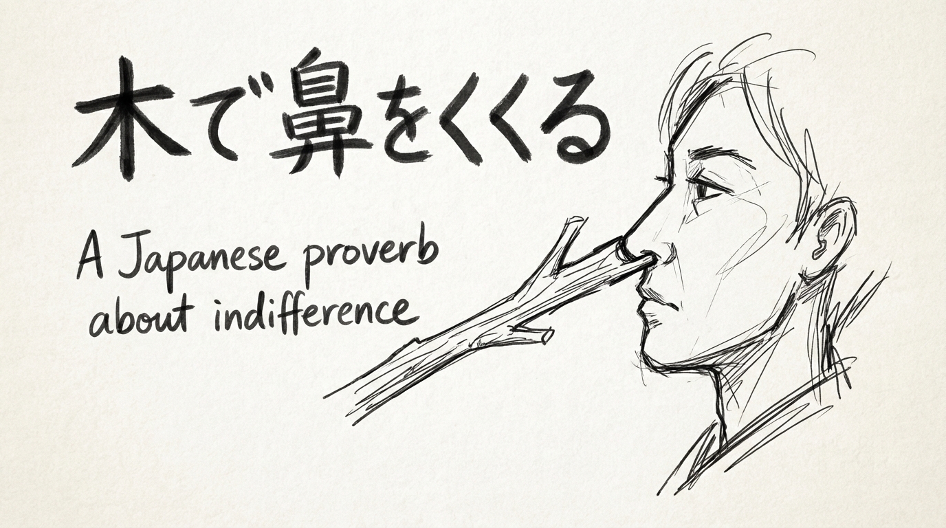 「木で鼻をくくる」の意味や由来とは?例文でわかりやすく解説!