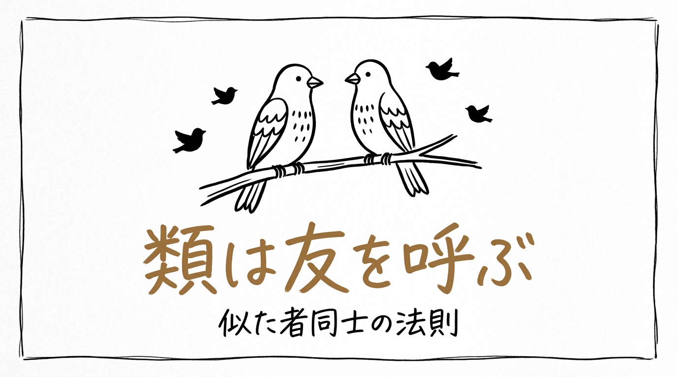 「類は友を呼ぶ」の意味や由来とは？例文でわかりやすく解説！