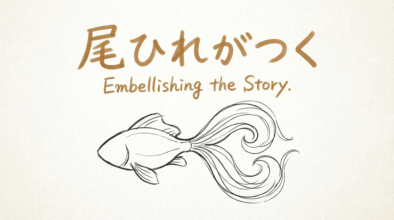 「尾ひれがつく」の意味や由来とは？例文でわかりやすく解説！