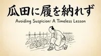 「瓜田に履を納れず」の意味や由来とは？例文でわかりやすく解説！