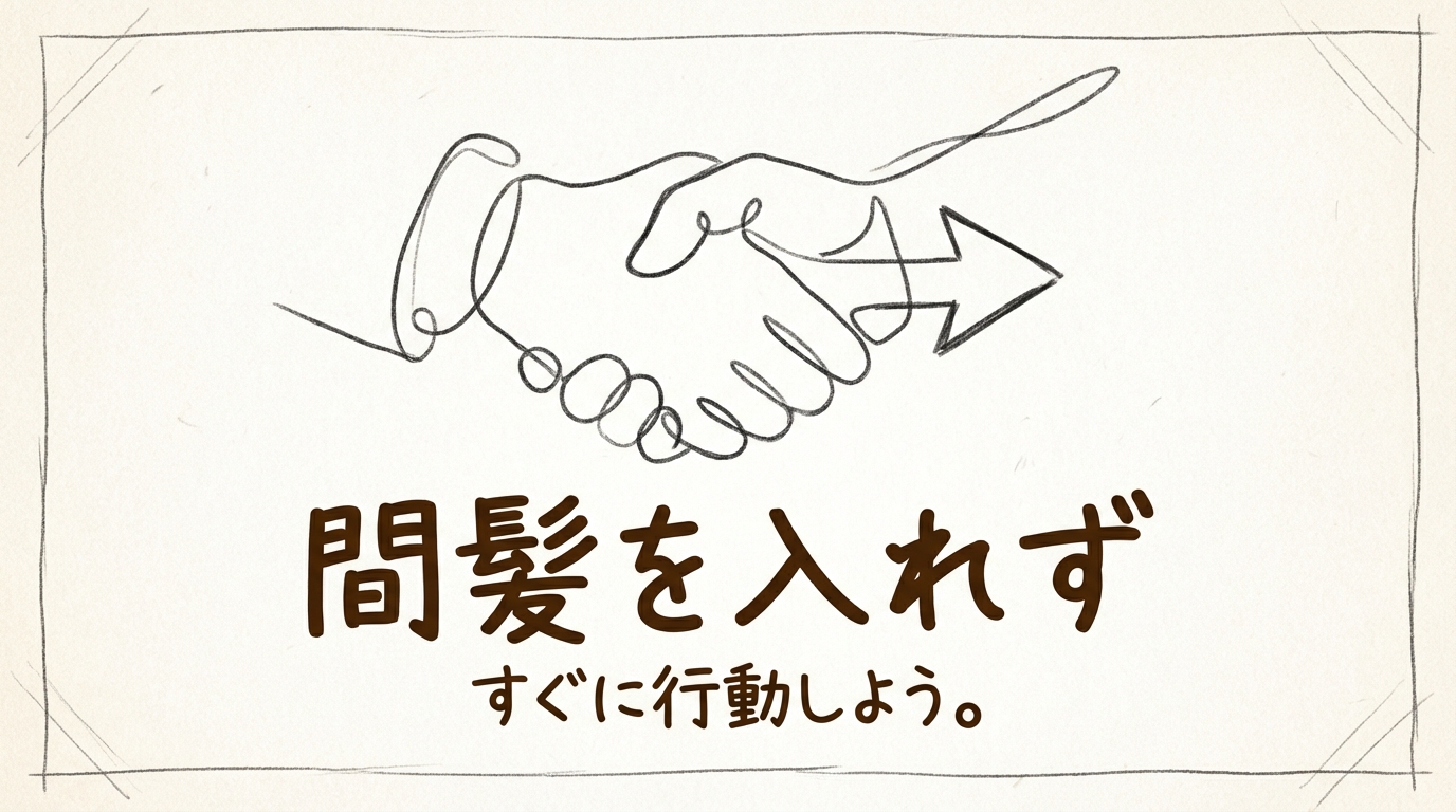 「間髪を入れず」の意味や由来とは?例文でわかりやすく解説!