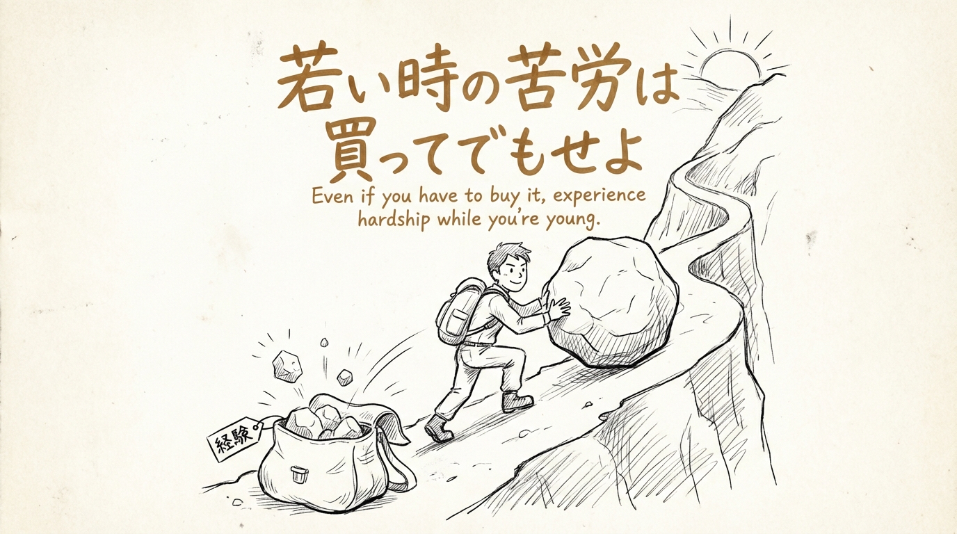 「若い時の苦労は買ってでもせよ」の意味や由来とは?例文でわかりやすく解説!