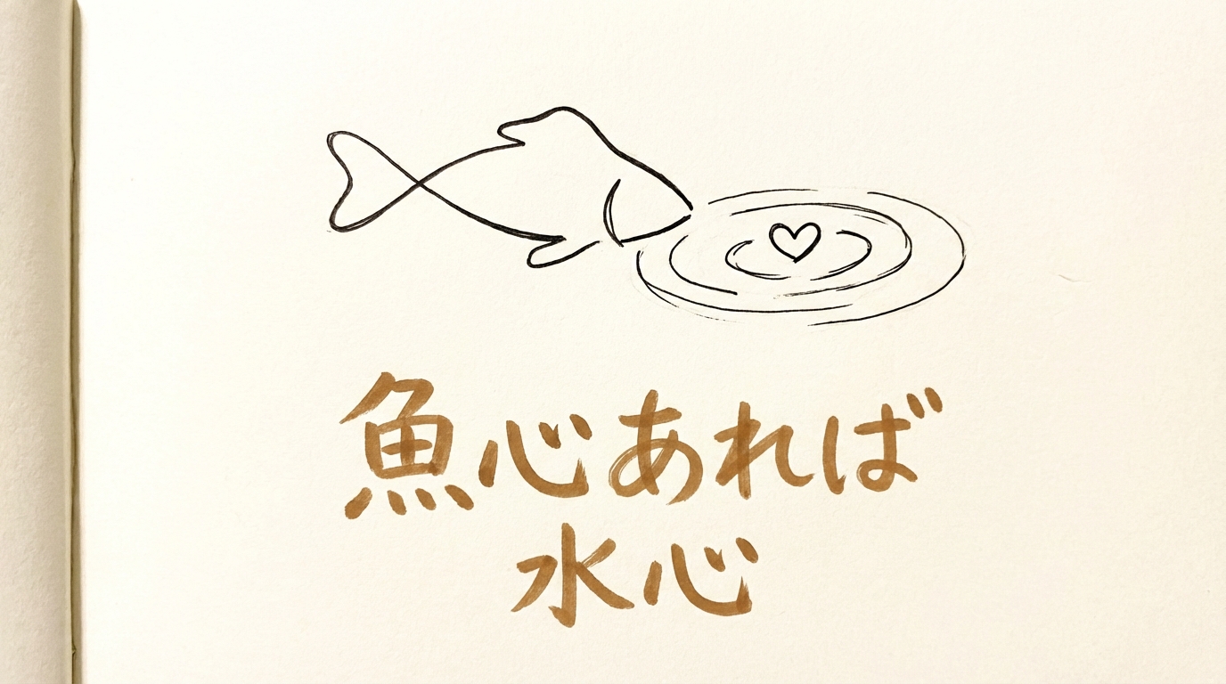 「魚心あれば水心」の意味や由来とは？例文でわかりやすく解説！