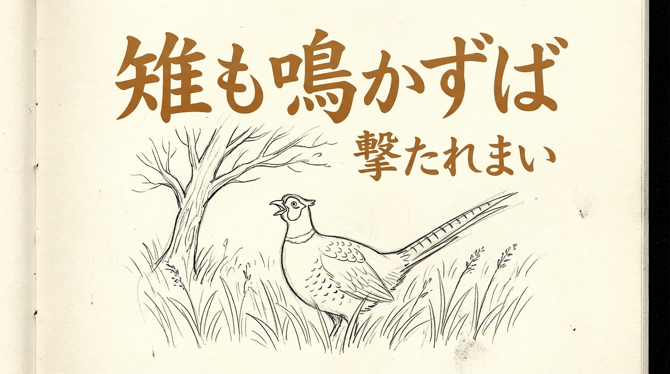 「雉も鳴かずば撃たれまい」の意味や由来とは?例文でわかりやすく解説!