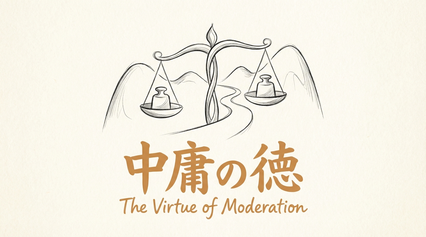 「中庸の徳」の意味や由来とは？例文でわかりやすく解説！