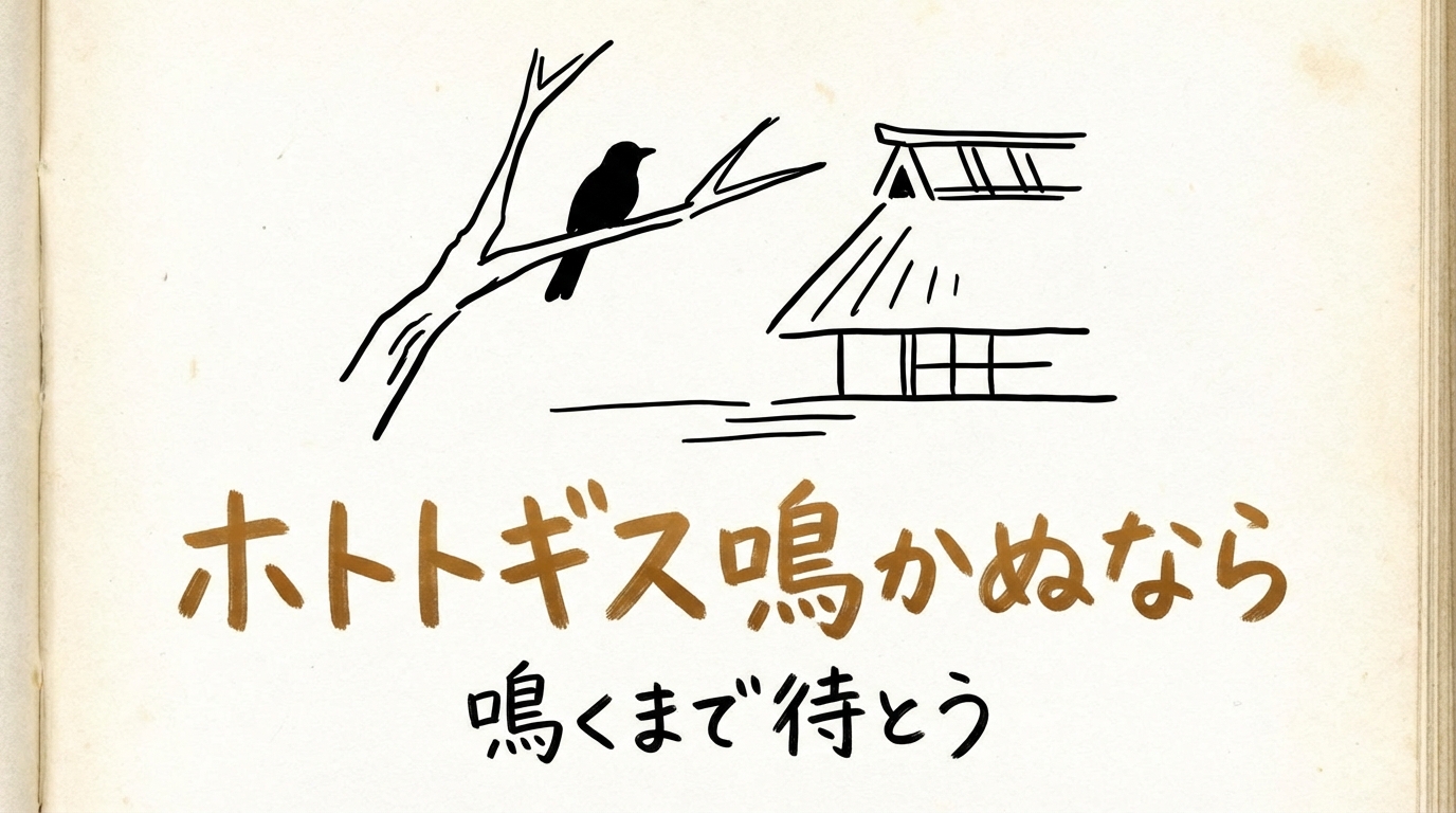 「ホトトギス鳴かぬなら」の意味や由来とは？例文でわかりやすく解説！