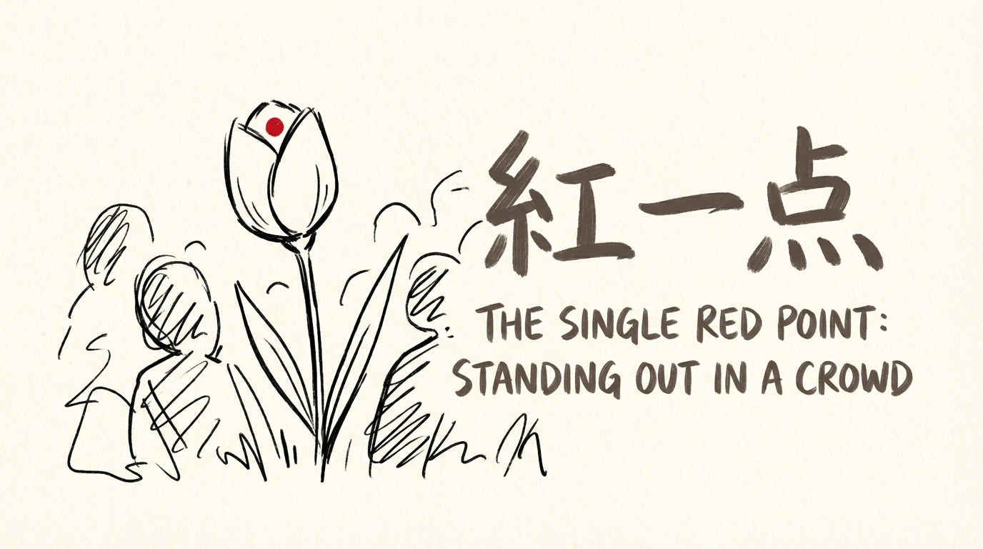 「紅一点」の意味や由来とは？例文でわかりやすく解説！