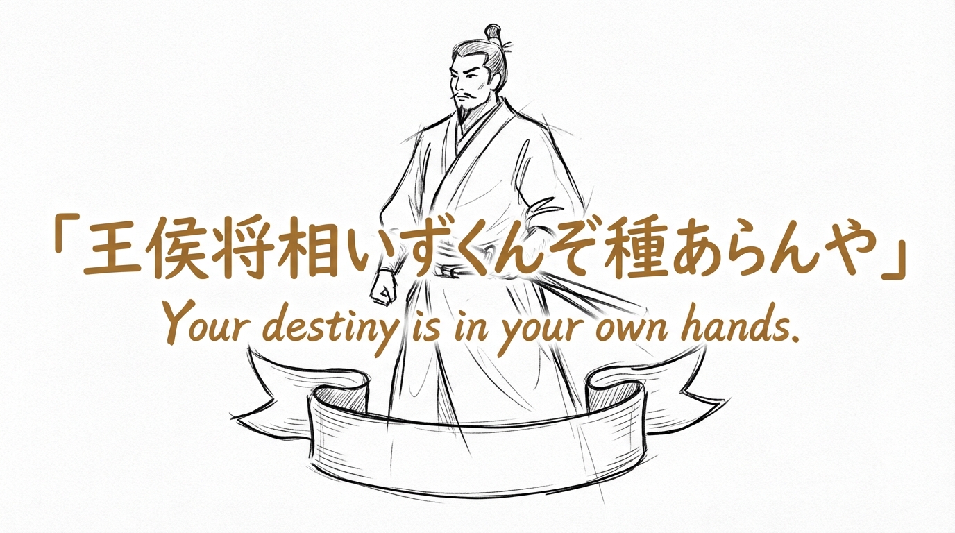 「王侯将相いずくんぞ種あらんや」の意味や由来とは？例文でわかりやすく解説！