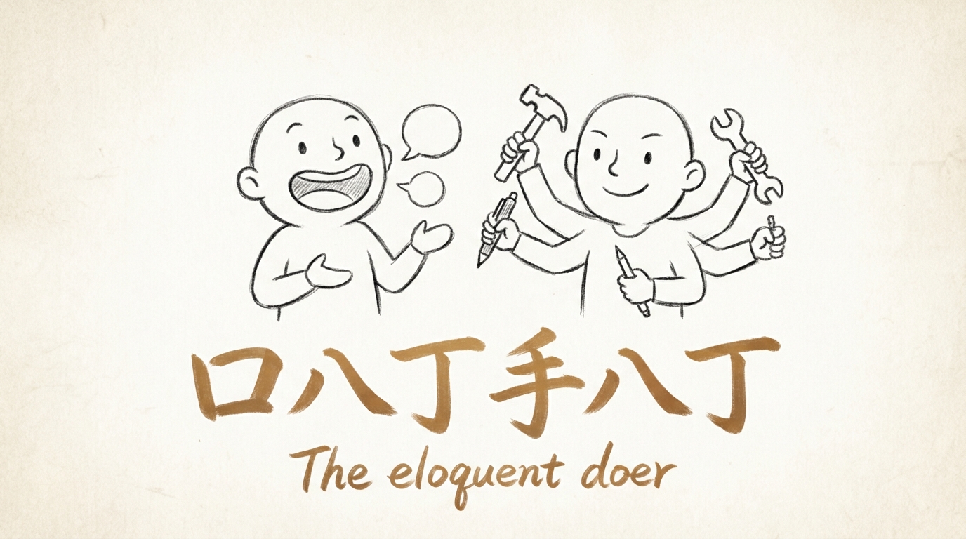 「口八丁手八丁」の意味や由来とは？例文でわかりやすく解説！