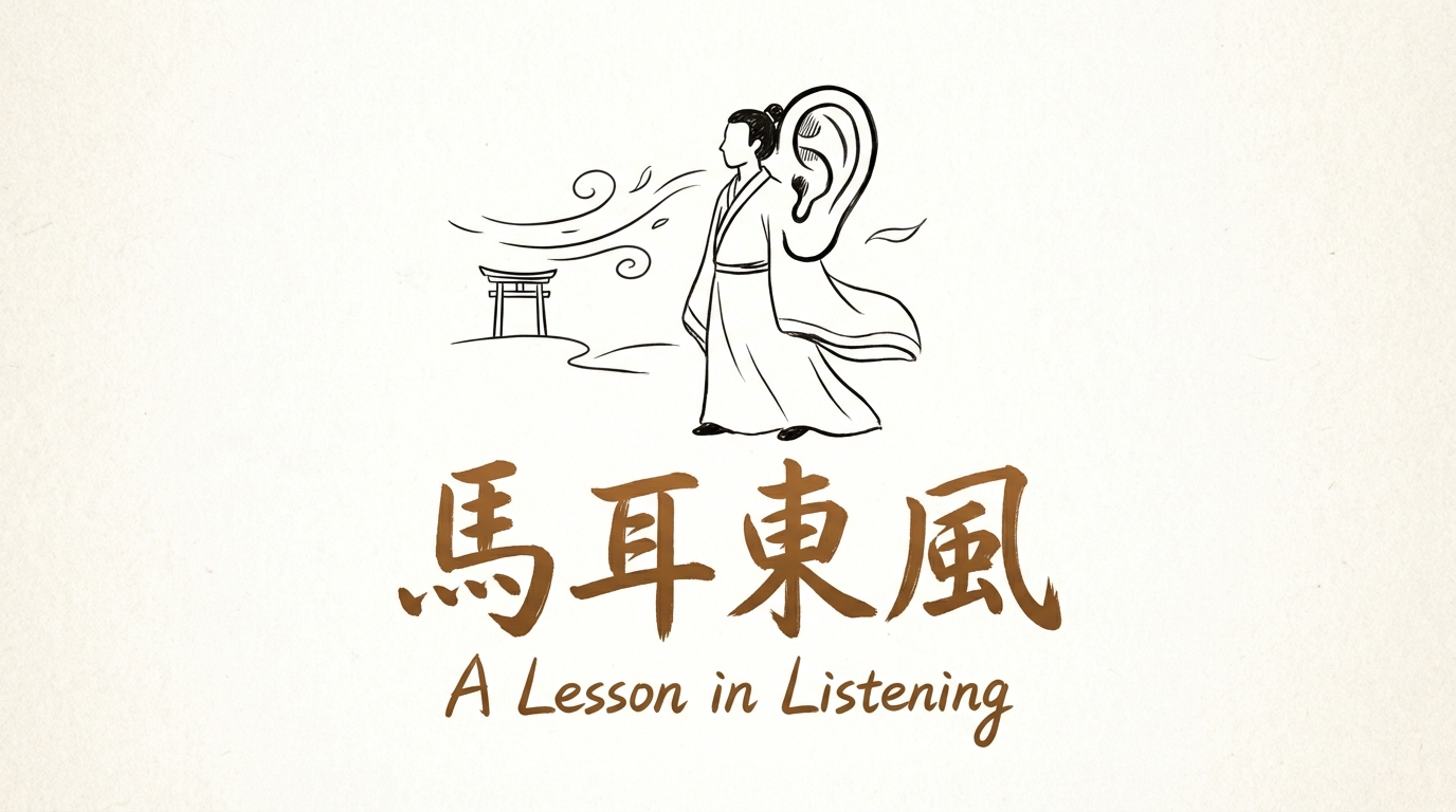 「馬耳東風」の意味や由来とは？例文でわかりやすく解説！