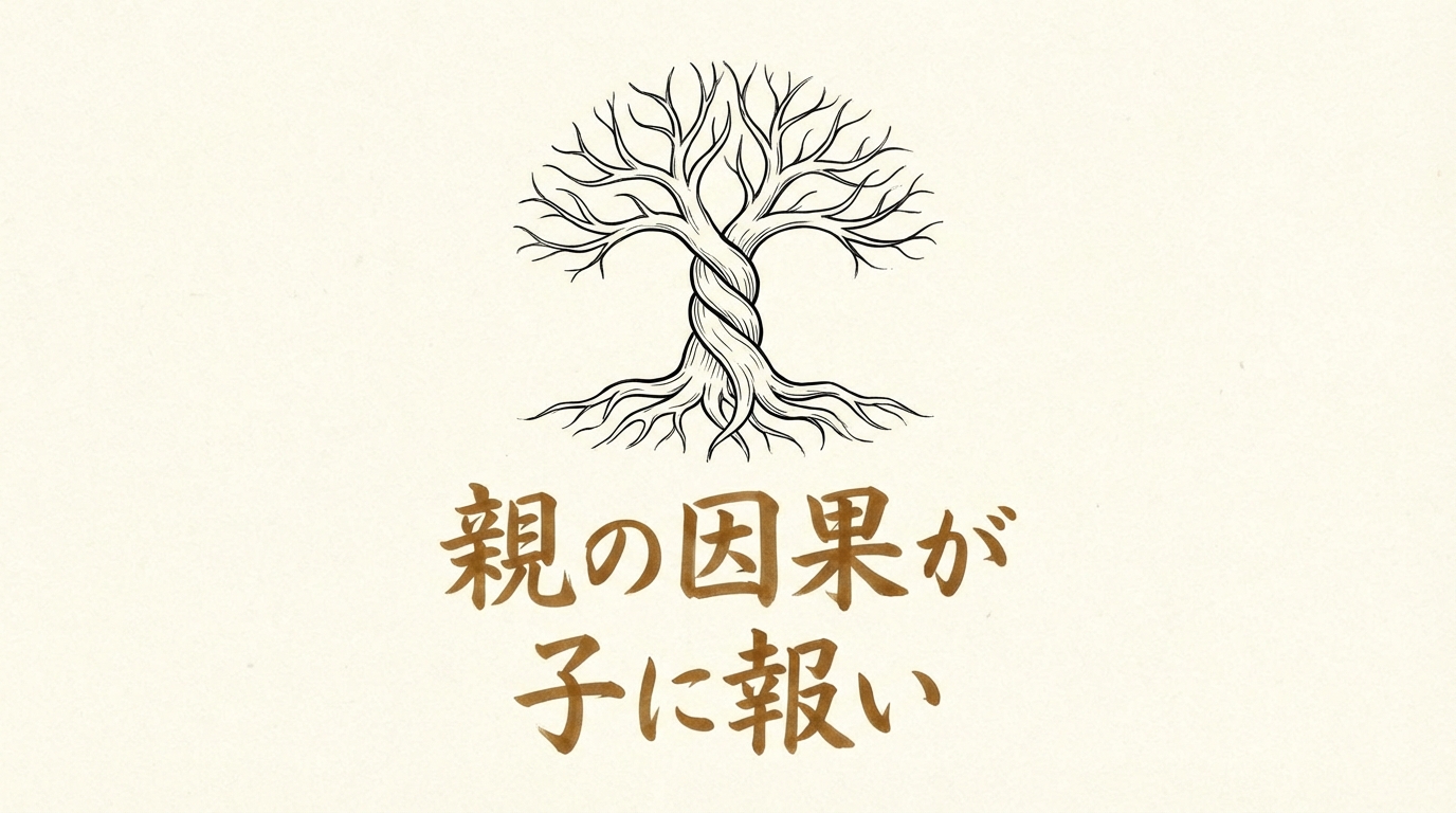 「親の因果が子に報い」の意味や由来とは？例文でわかりやすく解説！