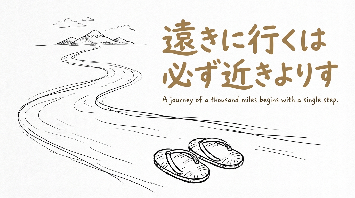 「遠きに行くは必ず近きよりす」の意味や由来とは？例文でわかりやすく解説！