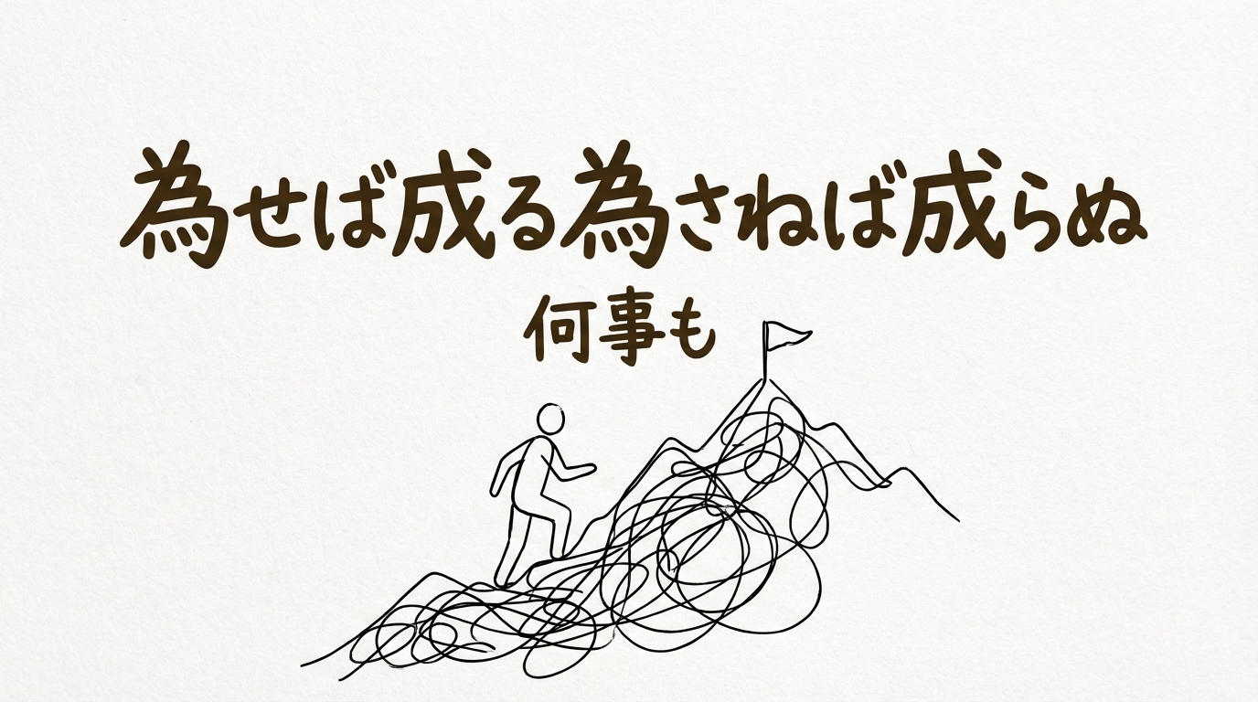 「為せば成る為さねば成らぬ何事も」の意味や由来とは？例文でわかりやすく解説！