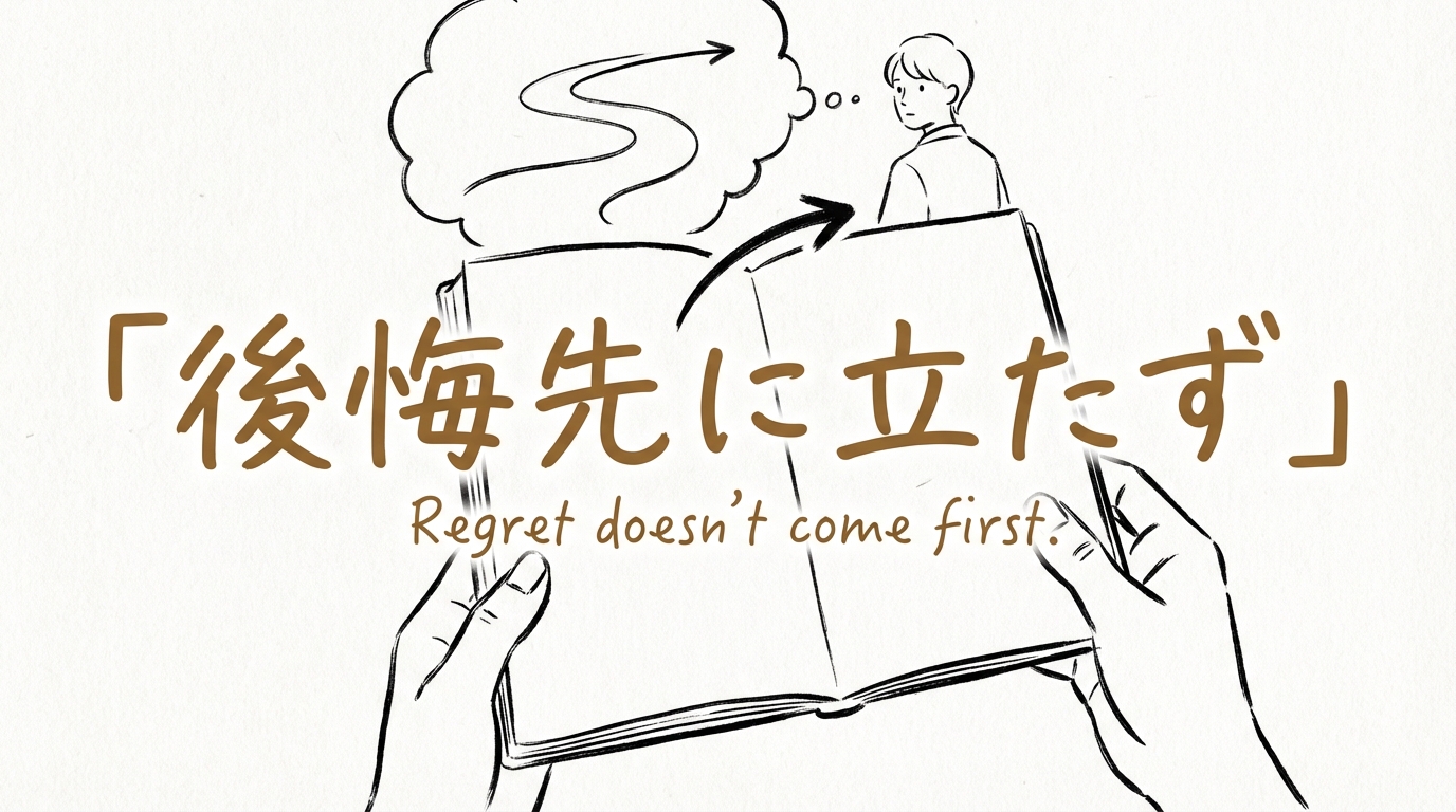 「後悔先に立たず」の意味や由来とは？例文でわかりやすく解説！