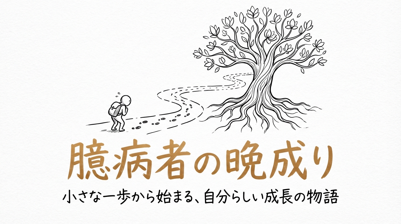 「臆病者の晩成り」の意味や由来とは?例文でわかりやすく解説!