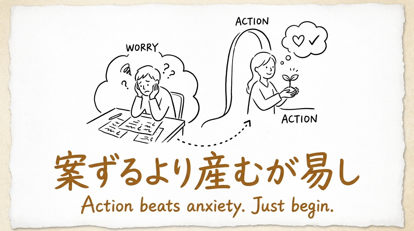 「案ずるより産むが易し」の意味や由来とは?例文でわかりやすく解説!