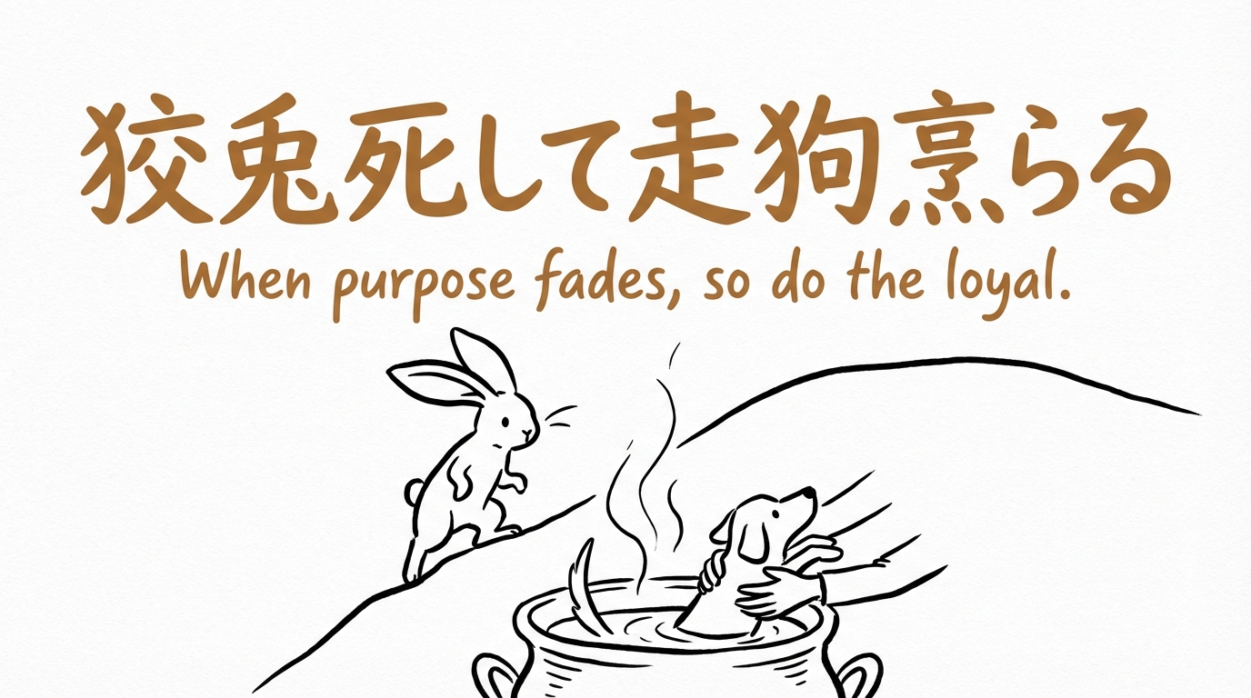 「狡兎死して走狗烹らる」の意味や由来とは？例文でわかりやすく解説！