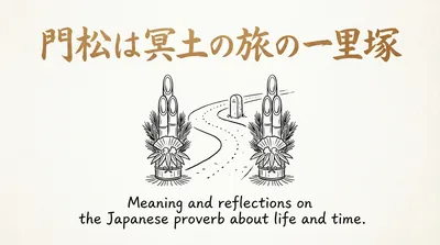 「門松は冥土の旅の一里塚」の意味や由来とは？例文でわかりやすく解説！