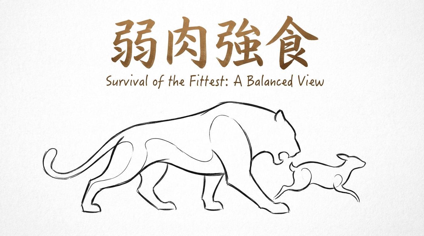 「弱肉強食」の意味や由来とは？例文でわかりやすく解説！