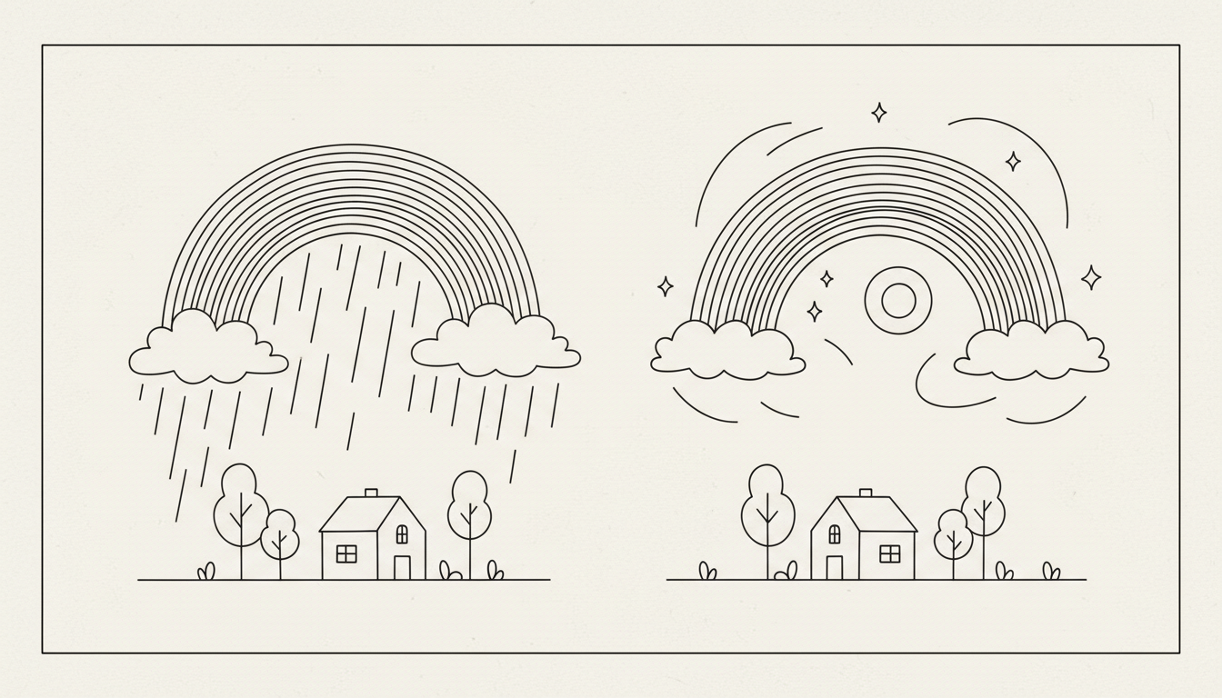 「朝虹は雨、夕虹は晴れ」を理解するための基礎知識