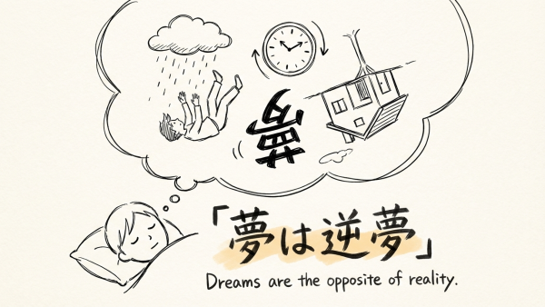 「夢は逆夢」の意味や由来とは？例文と使い方をわかりやすく解説！