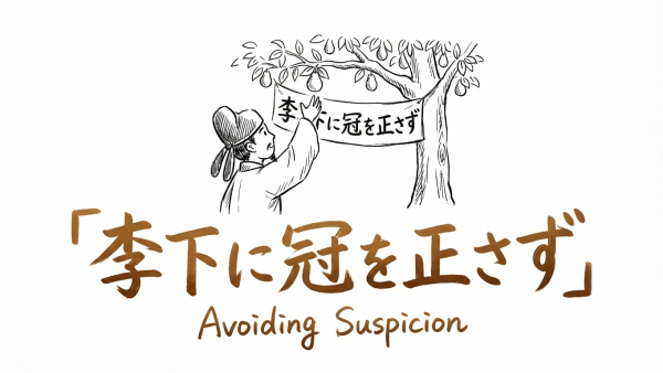 「李下に冠を正さず」の意味や由来とは？例文でわかりやすく解説！