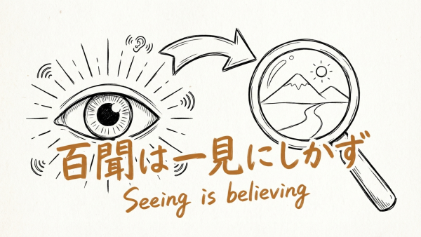 「百聞は一見にしかず」の意味や由来とは？例文でわかりやすく解説！