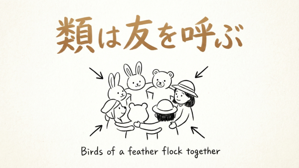 「類は友を呼ぶ」の意味や由来とは？例文でわかりやすく解説！