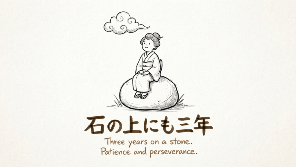 「石の上にも三年」の意味や由来とは？例文でわかりやすく解説！