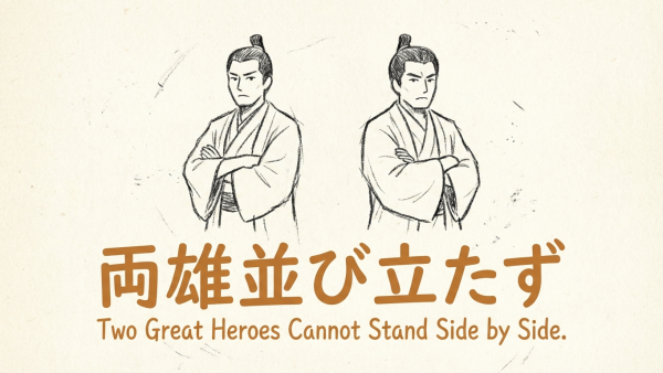 「両雄並び立たず」の意味や由来とは？例文でわかりやすく解説！